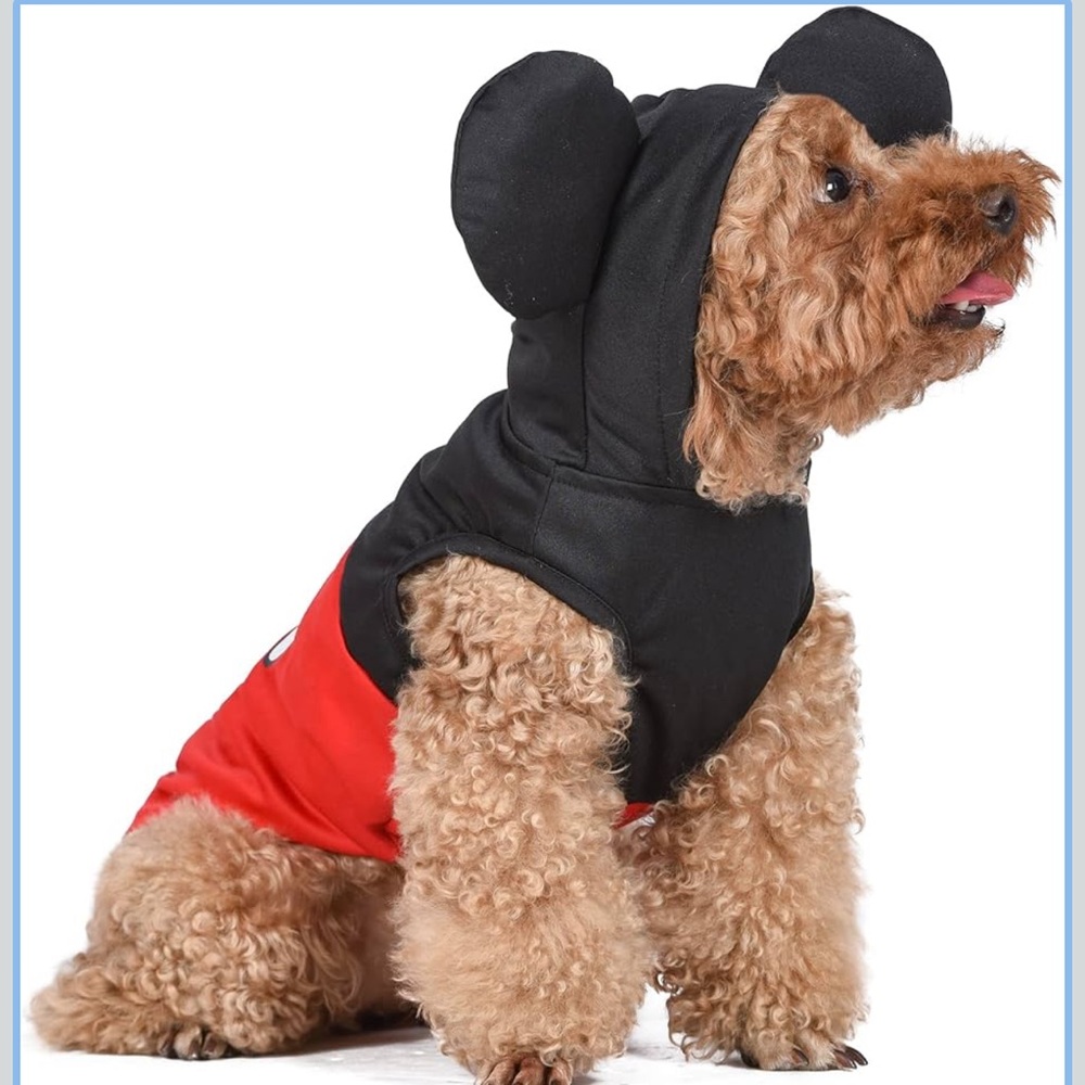 Mickey Mouse Dog Costume | Pet Shirt | Large